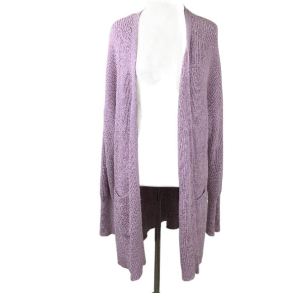 Rachel Zoe Lavender Open-Front Cardigan - Picture 1 of 7
